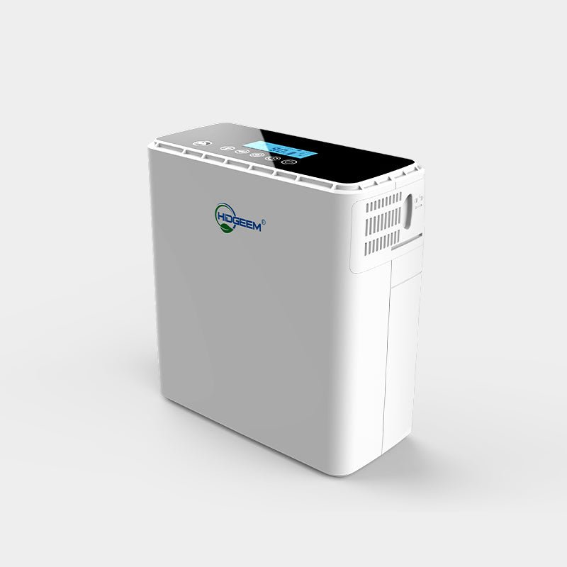 Hidgeem SJ - OX1C 1 - 6L Adjustable Continuous Flow Battery Portable Oxygen Concentrator - HIDGEEM