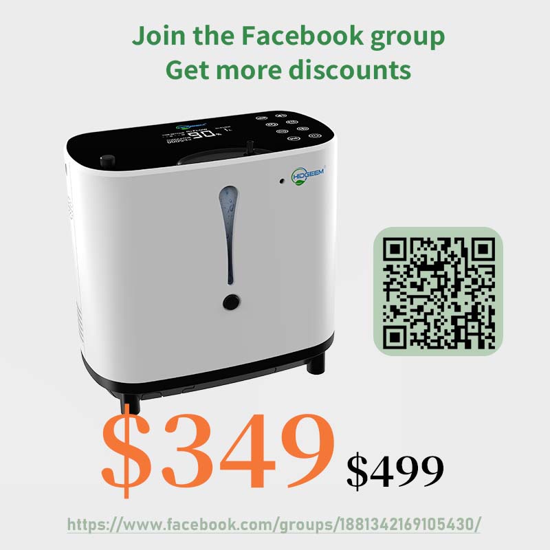 Hidgeem SJ-OX1A 1-6L Adjustable Home Portable Oxygen Concentrator