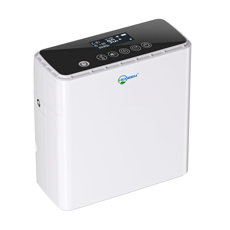 Hidgeem SJ-OX1C 1-6L Adjustable Continuous Flow Battery Portable Oxygen Concentrator