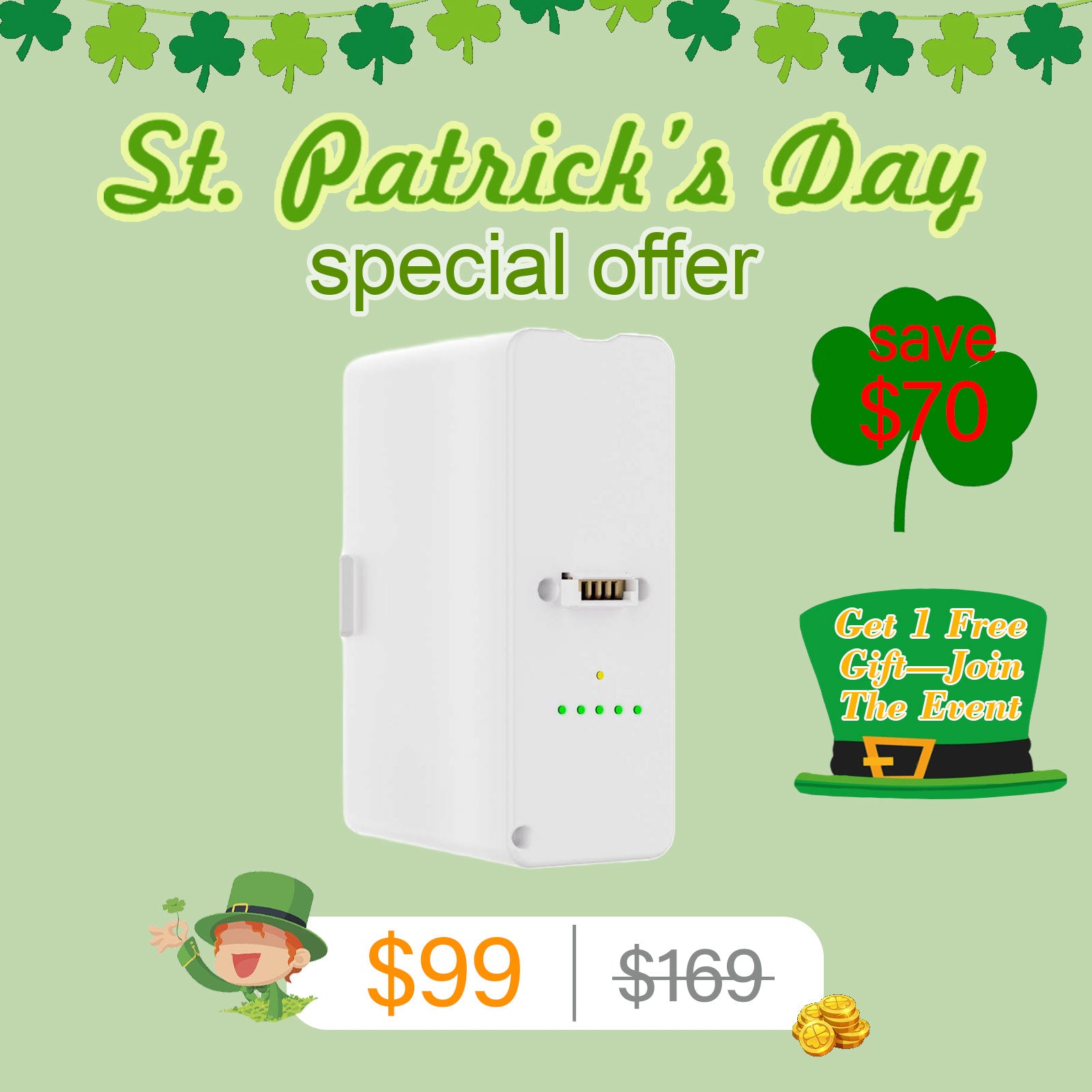 Hidgeem SJ-OX1C Portable Oxygen Concentrator lithium Battery Packs