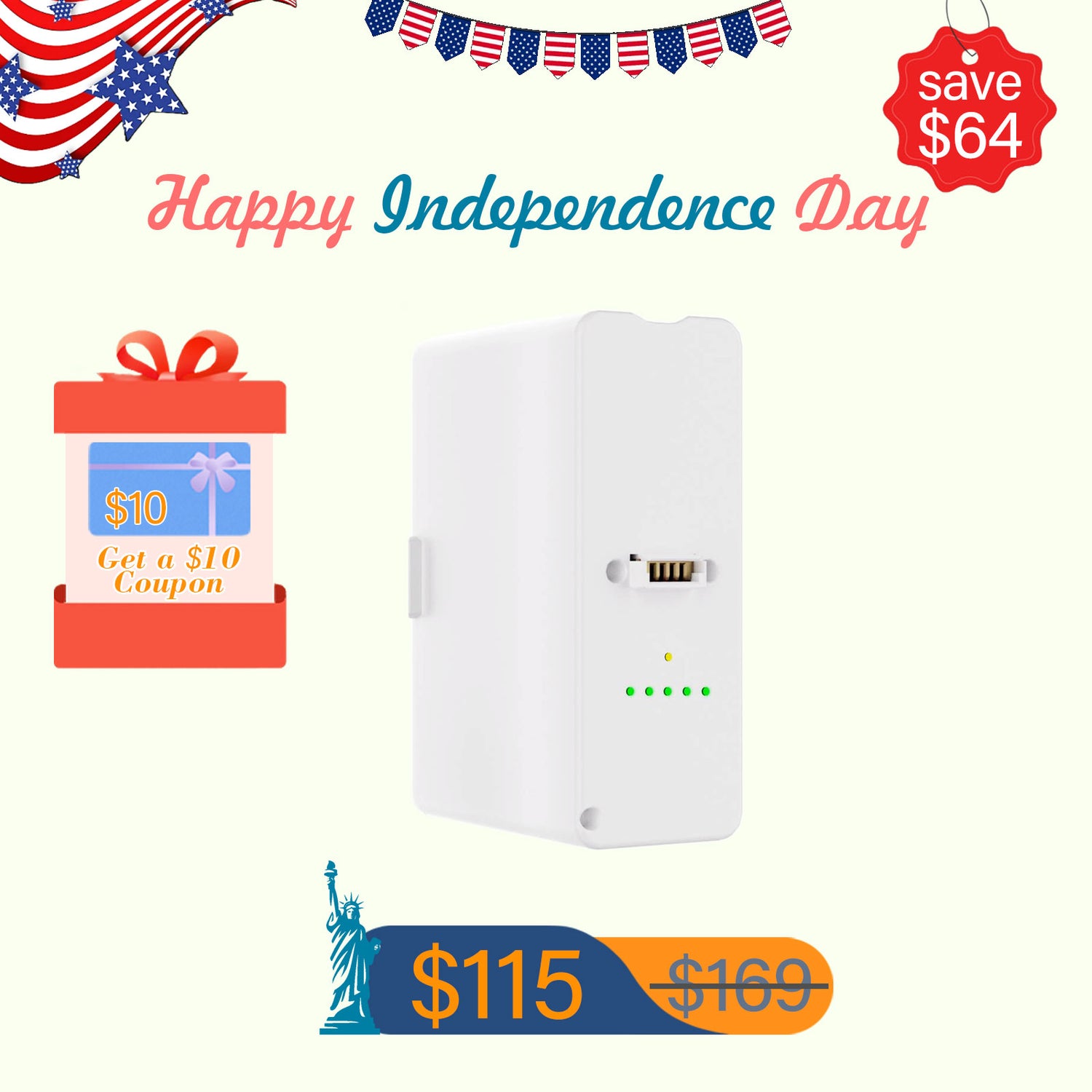 Hidgeem SJ-OX1C Portable Oxygen Concentrator lithium Battery Packs