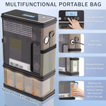 Hidgeem SJ - OX1C 1 - 6L Adjustable Continuous Flow Battery Portable Oxygen Concentrator - HIDGEEM