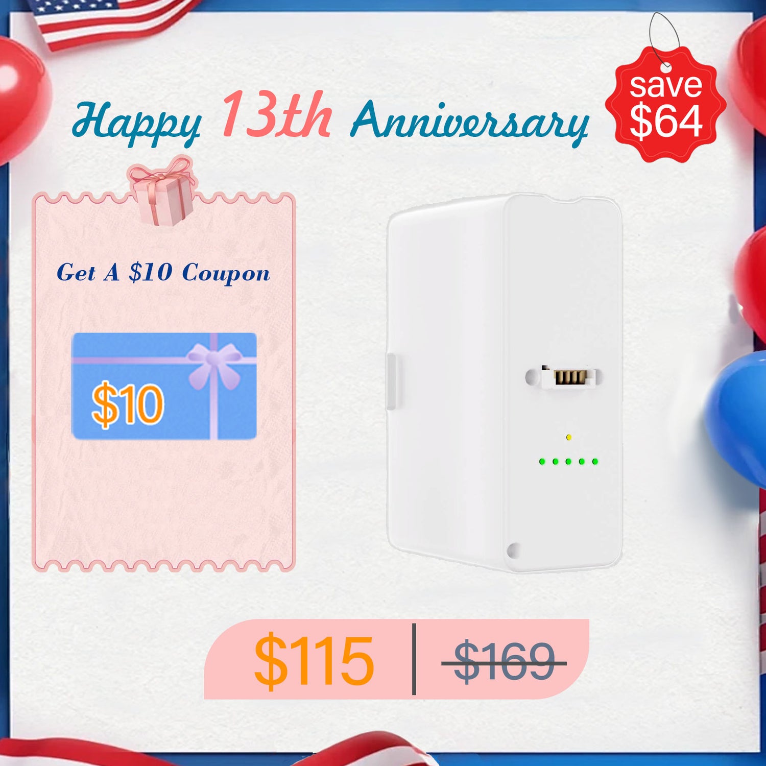 portable concentrator battery